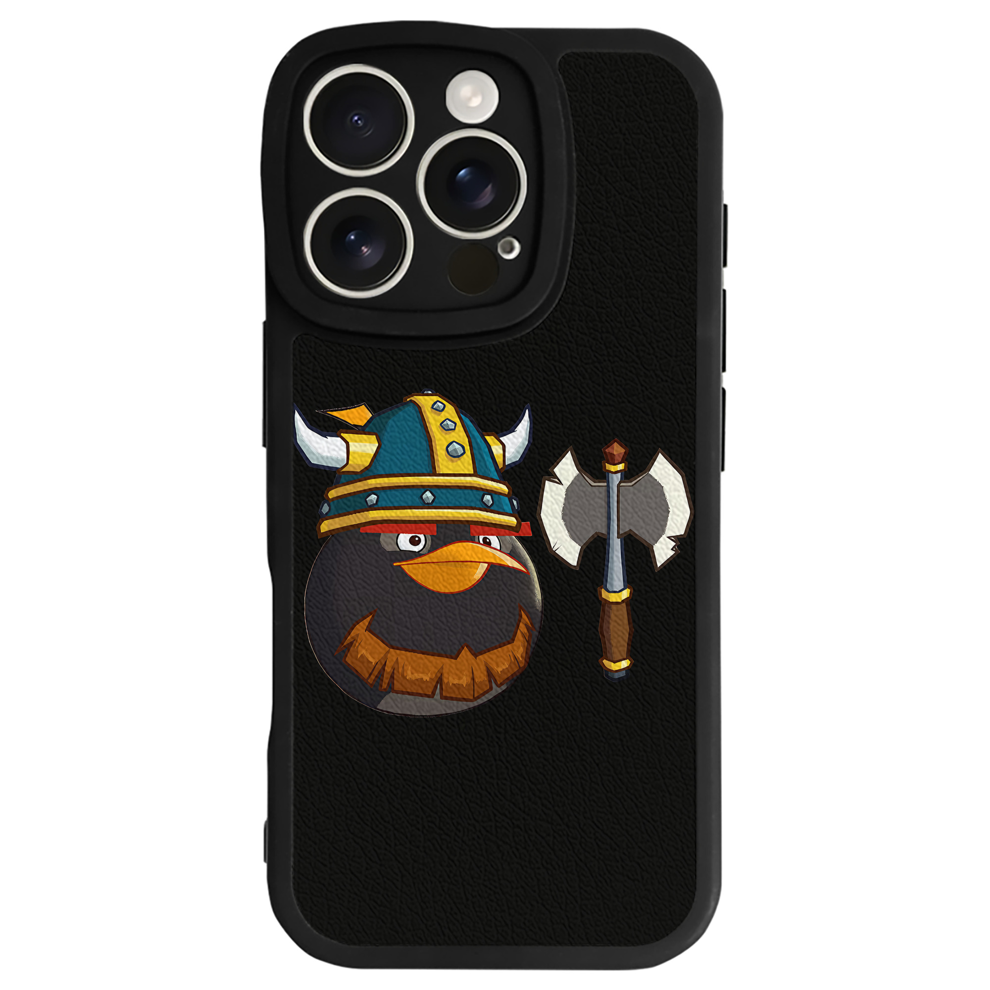 （画像用） Angry Birds アングリーバード 【iPhone 16シリーズ対応】シリコンスマホケース（レザー調） 材質：シリコン